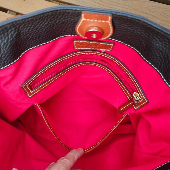 DOONEY & BOURKE Pebble Leather Grain Tammy Tote EUC - Picture 14 of 15